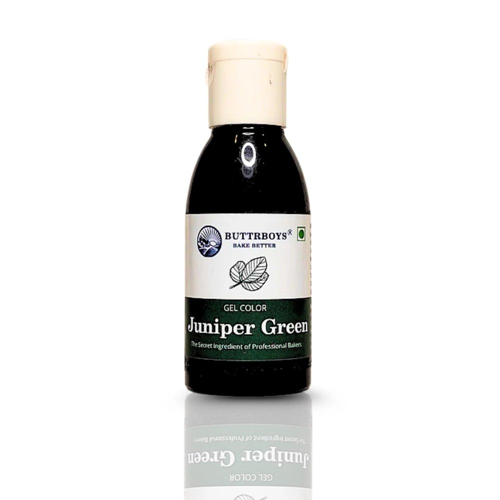 ButtrBoys Concentrated juniper green Food Gel Colour For Cakes Cookies And Other Desserts Colouring agent Baking Gel 28 ML
