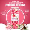 Shadani Coconut Rose Peda Can (200g), Real Coconut Toffee Candy | Soft & Chewey - Pure Nariyal Peda/Candy | Soft & Creamy Indian Sweet with Coconut and Rose Flavour | Festive Gifting & Dessert Treat view 4