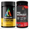 Alpha Labz Extreme Pre-Workout Supplement with Beta-Alanine, Creatine, L-Citrulline, L-Arginine For Performance | Lean Muscles Building | Strength | Mental Focus | Energy Boost | Explosive & Powerful Pumps | Next Generation Preworkout Formulation & C view 1