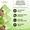 Herbal Spirit Amla Reetha Shikakai Powder for Hair | Reetha Amla Shikakai Powder | Amla Shikakai Reetha Powder for Hair | Herbal Hair Wash Powder | Hair Pack Powder for Hair Growth | 100gm each view 2