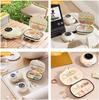 Cannagenix 7 Compartments Travel Pill Organizer Moisture Proof Pill Holder Daily Medicine Organizer Box Small Pill Case for Vitamin Supplement Pocket Pharmacy with Labels Pill Box for Purse Cute Pill Container view 4