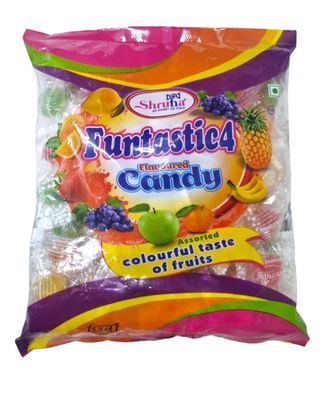 Funtastic 4 Assorted Flavoured Heart shaped Candies (Pack of 120 pcs)