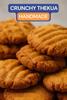 Crunchy Thekua 450 Grams | Handmade Cookies by DFC | Thekua is Prepared From White Til, Coconut, Deshi Ghee Fennel Seed, Sujee, Whole Wheat Flour & Jaggery | Energy Boosting | Hunger Relief view 3