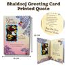 Almoda Creations Bhaidooj Festive Dryfruit Gift Box with Printed Message on Greeting Card (Design 3) view 4
