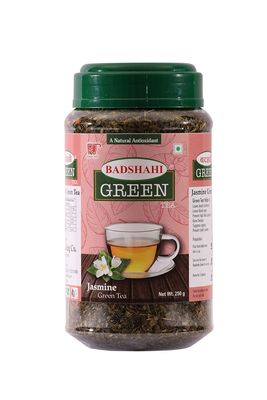 Badshah Jasmine Green Tea with Pure Elegance, Smooth and Floral 250 Gram (Pack of 2)