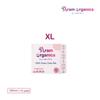 Aram Organics 100% Organic Cotton Sanitary Pads for Women, XL Size, 10 Count, 32cm Length, Super Absorbent, Toxin Free view 2