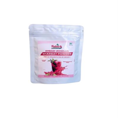 FULARK Roselle/Ambadi Sharbat Powder I Made With Cloves, Jira, Rock Salt, Black Pepper & Salt I Ricn In Vitamin C, Iron & Calcium I Easy To Prepare & Ideal for All Occasions I Chemical, Sugar Free