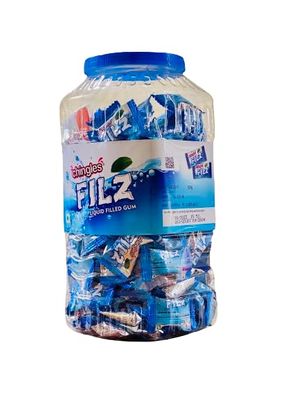 ds group Chingles FILZ Liquid Filled Gum MINT Bubblegum Candy