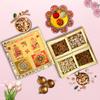 Almoda Creations Dry Fruit Gift Hamper Laxmi Ganesh Yantra Tika Set for All Occassions Bhai dooj Diwali (Design 2) view 1