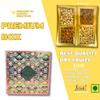 Almoda Creations Dry Fruit Gift Hamper Laxmi Ganesh Yantra Tika Set for All Occassions Bhai dooj Diwali (Design 3) view 3