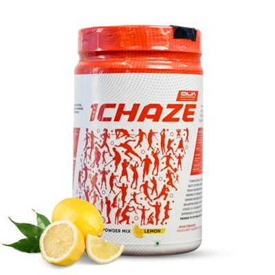 Qua Nutrition 1Chaze Sports Drink Supplement Jar (Lemon, 750g) | 6% Nutrition Isotonic Electrolyte Drink for Instant Hydration & Rehydration | Ideal for Athletes & Active Lifestyles