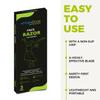 Caredone Reusable Beauty Face Razor for Women Facial Hair - 3 | For Eyebrows, Upper Lip, Chin, Peach Fuzz, Forehead, Unibrow, Sideburns | Perfect for makeup base | Dermaplaning Tool. (C44-FacialHairRemovalRazor) view 4