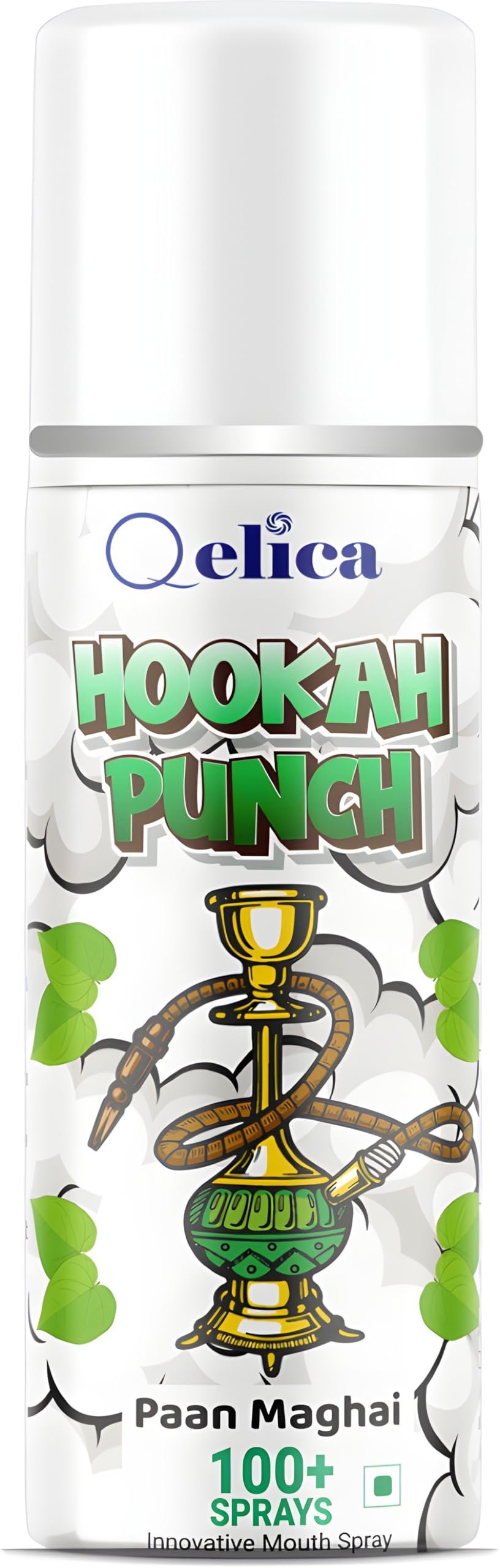 QELICA Mens and Womens Paan Magahi Instant Mouth Freshner Spray | Longlasting Freshness, Gumand Tooth Protection |Multi | 10 G (Pack of 1)
