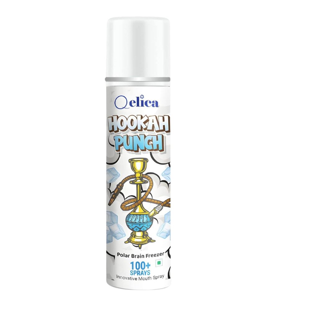 QELICA Mens & Womens Polar Brain Freez-er Instant Mouth Freshner Spray | Longlasting Freshness, Gumand Tooth Protection |Multi | 10 G (Pack of 1)