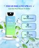 QELICA Mens and Womens Blue Mint Instant Mouth Freshner Spray | Longlasting Freshness, Gumand Tooth Protection |Multi | 10 G (Pack of 1) view 2