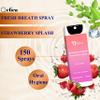 QELICA Mens and Womens Strawberry Splash, Paan Brust, Blue Mint Instant Mouth Freshner Spray | Longlasting Freshness, Gumand Tooth Protection |Multi | 10 G (Pack of 3) view 3
