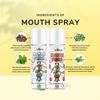 QELICA Love Special Men & Women Polar Brain Freezer & Double Apple Instant Mouth Freshner Spray | Longlasting Freshness, Gumand Tooth Protection |Multi | 10 G (Pack of 2) view 2