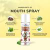 QELICA Mens and Womens Silver Elachi & Double Apple Instant Mouth Freshner Spray | Longlasting Freshness, Gumand Tooth Protection |Multi | 10 G (Pack of 2) view 4
