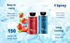 QELICA Mens & Womens Strawberry Mint And Polar Mint Instant Mouth Freshner Spray | Longlasting Freshness, Gumand Tooth Protection |Multi | 10 G (Pack of 2) view 2