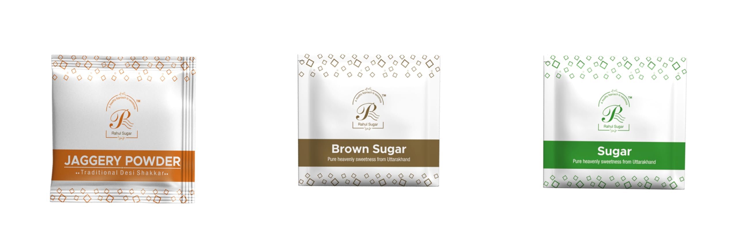 Rahul White Sugar Sachet (5G Each X 500Pcs) Pack of 1Kg Brown Sugar Pack of 1Kg & Jaggery Powder Pack of 500gm Pure Heavenly Sweetness & Traditional Desi Shakkar Gur, Gud Powder, Sharkara Bellam Nattu Sakkarai, Vellam (2.5Kg)