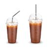 Caltero Stainless Steel Straws with Cleaning Brush for Kids & Adults | Bent Reusable Metal Straws (Pack of 2 Straight & 2 Bent Reusable Metal Straws, Silver) view 4