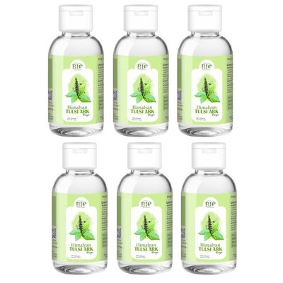 BIO Himalayan Tulsi ARK | Pure Tulsi Drops, Hydrosol | Pure Holy Basil Water for Skin Conditioning, Digestion and Immunity | 100 ml |Pack of 6||New-BIO-11-Pack of 6
