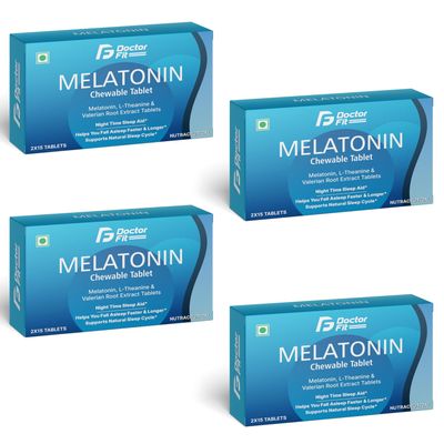 Melatonin 5mg Chewable Tablets with L-Theanine & Valerian Root Extract, Night Time Sleep Aid (120 Chewable Tablets)
