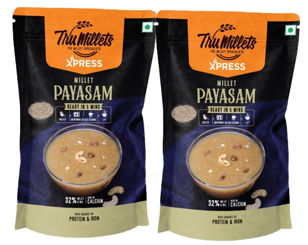 Trumillets Instant Kodo Millet Payasam Mix| | Ready to Cook | Tasty Ready to Eat Payasam | No Artificial Colors and Flavours | Gluten Free Low Fat Sweet (Each 180 Gm Pack of 2)