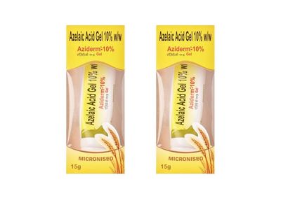 Aziderm 10 Gel 15gms pack of 2