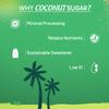 Sweetch Natural Coconut Sugar 350 gm Jar Natural Healthy Replacement for Sugar, Contain Minerals, Low GI, No Chemical & Free Flow | For Baking & Cooking (Pack of 1) view 3