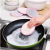 H&D PIPALIYA Multi-Purpose Kitchen Double Side Round Dishwashing Sponge Scrubber Rag Dish Pad Cleaner Home Kitchen Cleaning Tool Sponges, Household Cleaning Tools for Kitchen Multicolor(Pack of 5) view 3