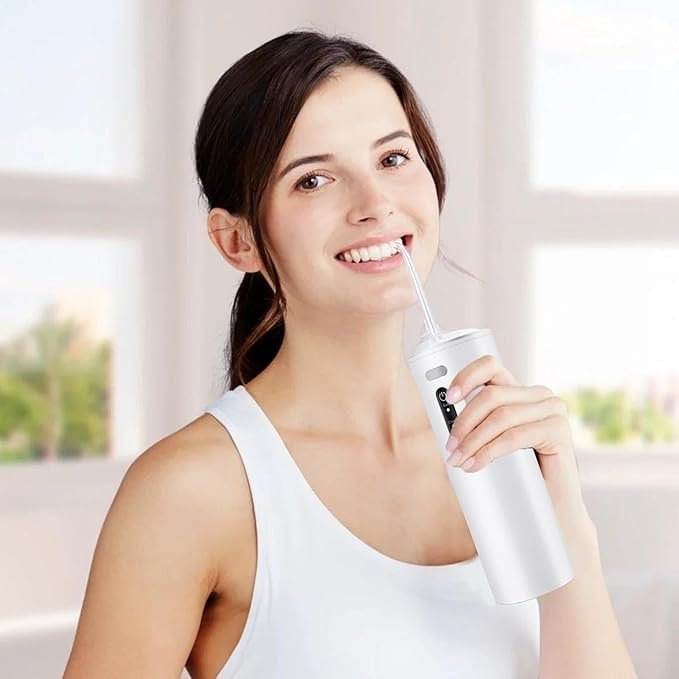 Portable Rechargeable Electric Water Flosser - Ideal for Students, Travel, and Cross-Border Use - Oral Care for Adults and Tonsil Stone Removal