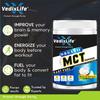 MCT Oil Powder | 200g | Caprylic Acid(C8) 62-66%, Capric Acid (C10) 32-34% | Coconut Medium Chain Triglycerides, Neutral Flavour, Keto Diet Sports, Non GMO, Gluten Free view 2