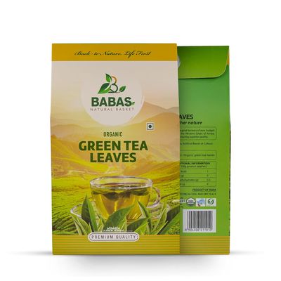 BABAS NATURAL BASKET Green Tea Leaves (100g)