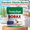 Garden Genie Borax Powder for whitening I Multi-Purpose Cleaning Agent for Clothes, Toilet, Floor etc I Ant & Cockroach Killer & Odour Remover 800g - 100% Natural and Non Toxic view 2