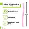 Caredone Flawless Reusable(Pack of 3) | Mini Face & Eyebrow Razor with Single Steel Blade | Painless Hair Removal for Upper Lips, Forehead, Sideburns. (Ladies Face Razor) view 4