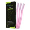 Caredone Reusable Beauty Face Razor for Women Facial Hair - 3 | For Eyebrows, Upper Lip, Chin, Peach Fuzz, Forehead, Unibrow, Sideburns | Perfect for makeup base | Dermaplaning Tool. (Hair Remover Face Razor) view 1