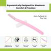 Caredone Reusable Beauty Face Razor for Women Facial Hair - 3 | For Eyebrows, Upper Lip, Chin, Peach Fuzz, Forehead, Unibrow, Sideburns | Perfect for makeup base | Dermaplaning Tool. (Hair Remover Face Razor) view 3