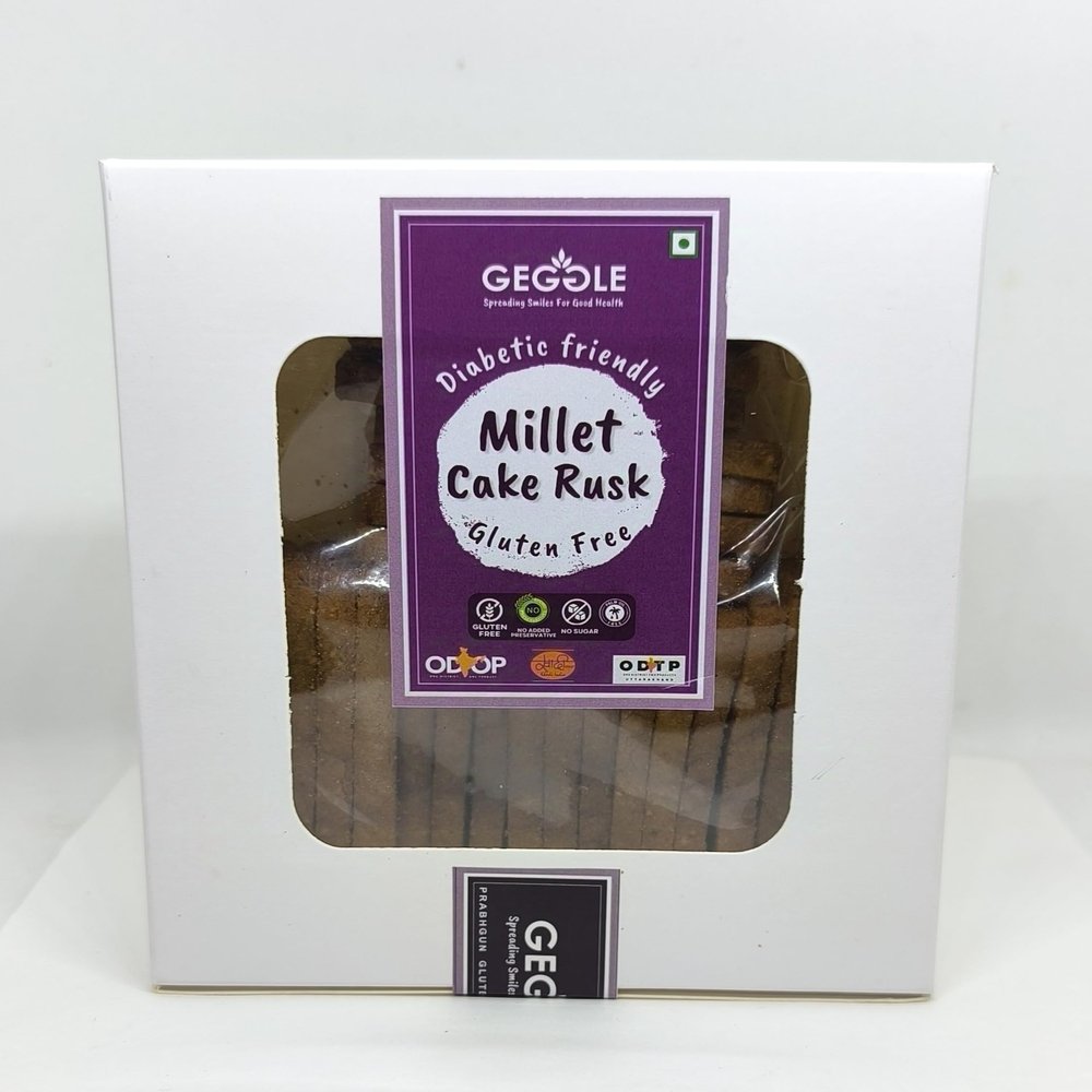 Gluten-Free Millet Cake Rusk | Diabetic Friendly | Low Glycemic Index | No Added Sugar | Eggless