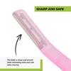 Caredone Eyebrow painless facial hair remover razor for face and body, safety razor, eyebrow shapers for saloon, spa, beauty parlor, personal use. (Women Face Razor) view 2