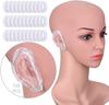 100 Pieces Waterproof Ear Cover Disposable Protect from Water Spa Home Use Hotel and Hair Salon, Waterproof Ear Protector Covers, Ear Cover for Bathing Ear Cover Caps, Covers for Hair Dye Use, Shower, Swimming and Bathing view 3