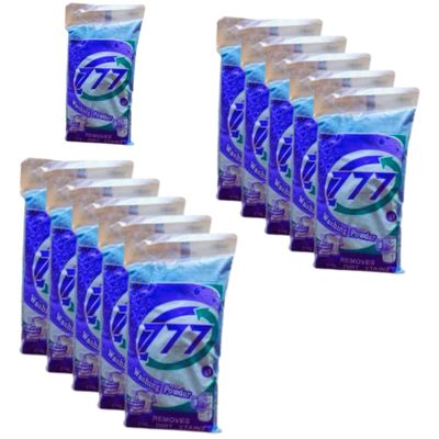 Asha 777 Detergent Washing Powder | BUY 10 GET 1 FREE | Blue Detergent Powder, That Dissolves Easily & Removes Tough Stains