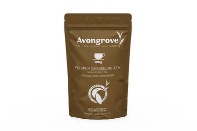 Avongrove | Roasted | Darjeeling Tea |100% Organic & Orthodox | 100g Pouch |