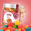 Heaven Bites Mixed Fruit Jelly Bites 200 GM | Sugar-Coated Jelly Candy Beans | Sweet & Chewy Juicy Jellies Toffee - Jar Pack Sugar Assorted Fruits Candy, Fruit Candy, Jelly Candy view 4