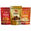 8AM Dry Fruits Combo Pack of 3, 480g Each (Cashew, Dates, Raisin), Fiber & Protein Rich Healthy Mix Dry Fruits, Diwali Gift Box view 1