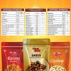 8AM Dry Fruits Combo Pack of 3, 480g Each (Cashew, Dates, Raisin), Fiber & Protein Rich Healthy Mix Dry Fruits, Diwali Gift Box view 2
