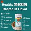 Dhanigreens Organics Crunchy Chips 300gm (Ragi Cream & Onion Flavour 150g + Oats Peri Peri Flavor 150g), Natural Ingredients Snacks, Gluten-Free, Cholesterol Free, High in Dietary Fiber (Combo of 2) view 4