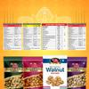 8AM Dry Fruits Combo Pack of 4, Almond 200g, Cashew 200g, Pistachios 200g, Walnut 250g, Fiber & Protein Rich Healthy Mix Dry Fruits, Diwali Gift Box view 2