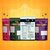 8AM Dry Fruits Combo Pack of 4, Almond 200g, Cashew 200g, Pistachios 200g, Walnut 250g, Fiber & Protein Rich Healthy Mix Dry Fruits, Diwali Gift Box view 3