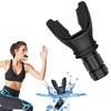 Nokwocy Breath Trainer, Lung Trainer, Breathing Exercise Device, Muscle Trainer with Variable Settings, Removable for Easy Cleaning - Black view 1